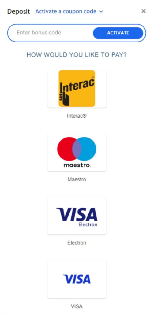 Slotimo CA Deposit 2 Mobile