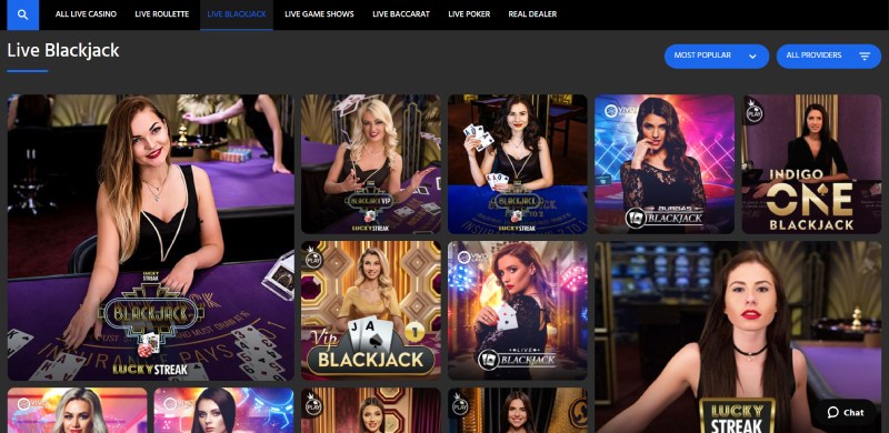 Slotimo Live Blackjack