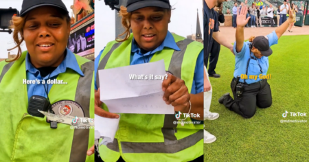 Traffic warden goes viral