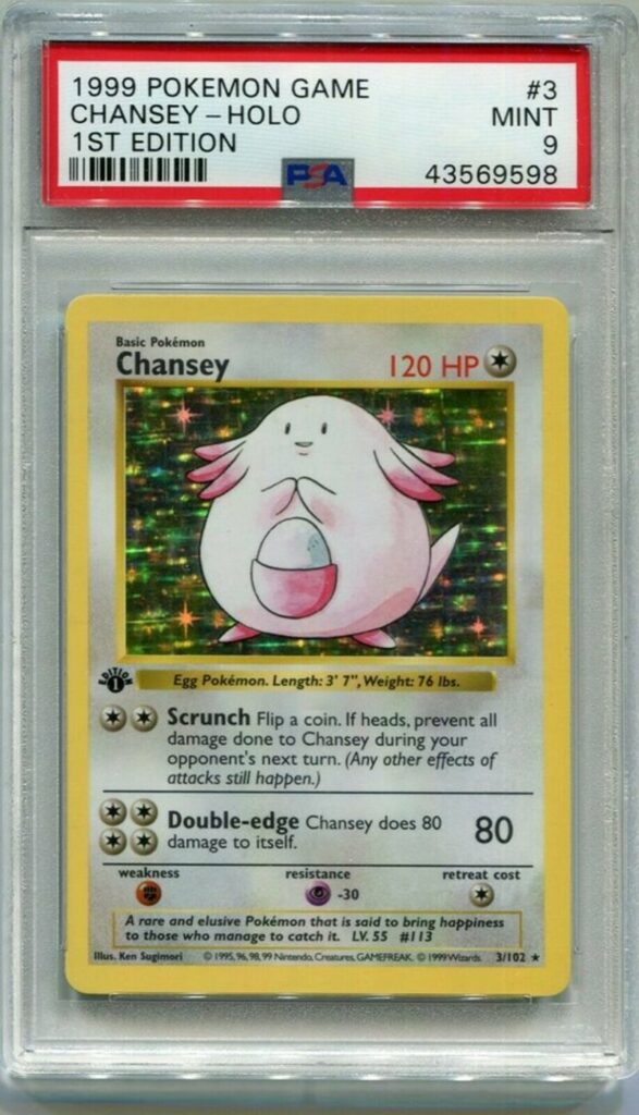 First Edition Shadowless Base Set Chansey