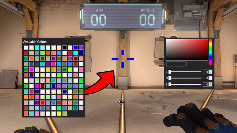 crosshair color valorant