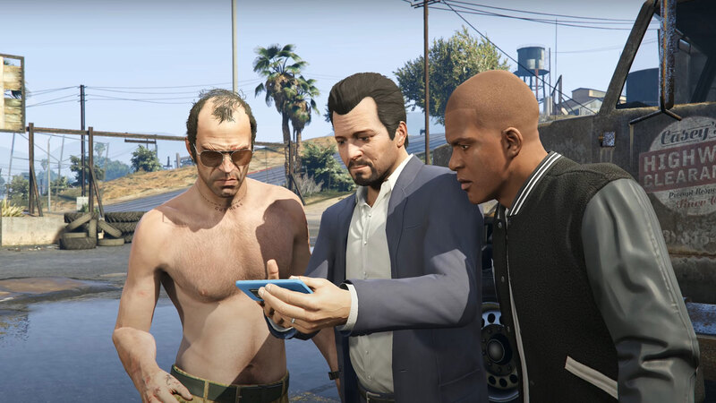 gta 5 trevor, michael, franklin