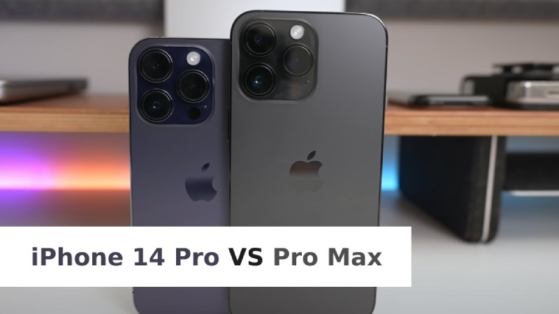 A Comprehensive Comparison of iPhone 14 Pro and Pro Max: Features, Design, and More iphone 14 pro vs iphone pro max