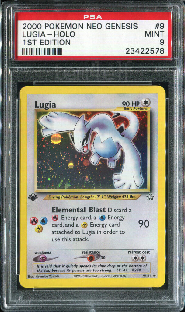 pokemon lugia neo genesis holo