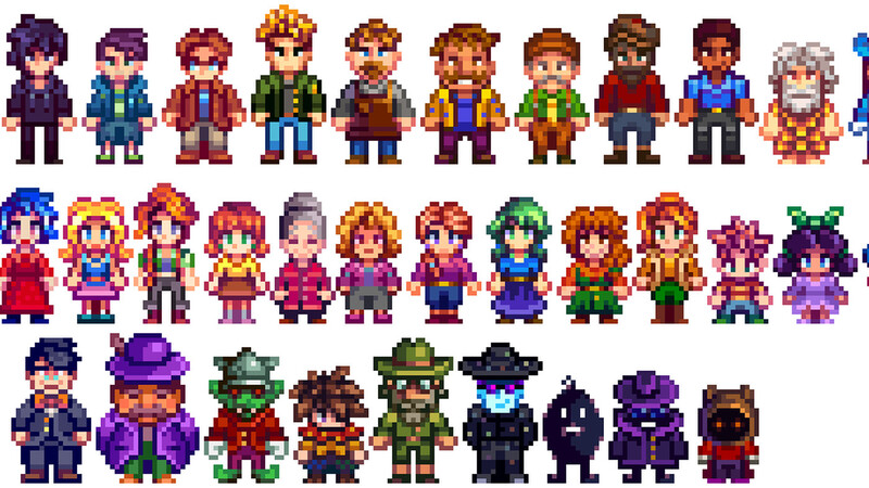 stardew valley characters