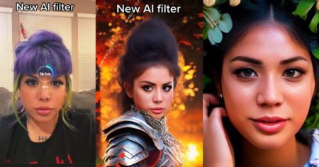 Tiktok’s AI Portrait Filter