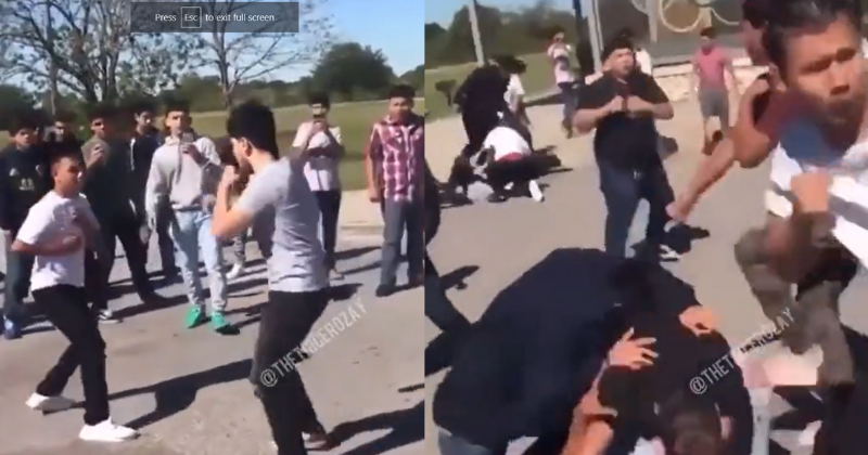 Viral Parking Lot ‘Gang Brawl’ Ignites with Over Twenty Participants Viral Parking Lot 'Gang Brawl'