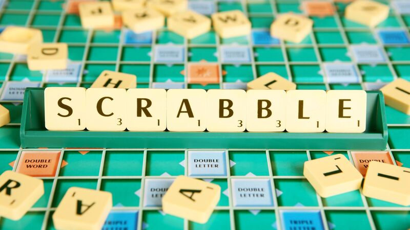 scrabble boardgame