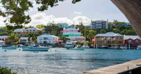 Bermuda Gaming Commission: Continual Operation in the Absence of Casinos View of Bermuda Waterfront with Houses in the Background