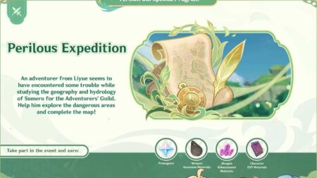 genshin impact 3.8 perilous expedition combat event