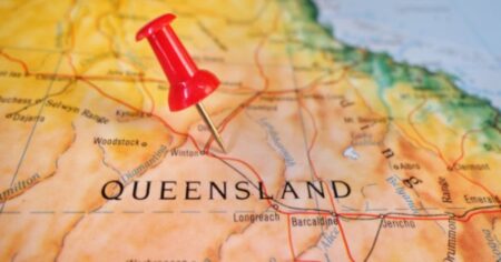 The Fight Against Gambling Addiction Pin on Queensland Map